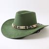 Popular European and American Classic Big-brimmed Western Cowboy Hat Men's and Women's Outdoor Fashion Anti-sun Cowboy Hat Jazz Hat