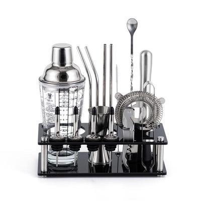 17-Piece Stainless Steel Cocktail Shaker Set
