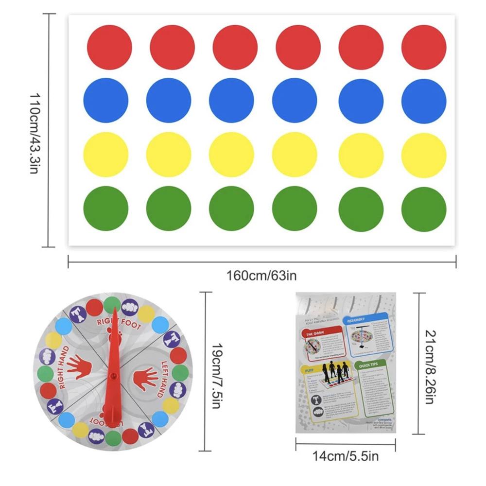 Aile Partisi Çok Oyunculu Oyun Twister Oyunları Kapalı Açık Oyuncak Oyunu Çocuklar İçin Vücudu Bükme Yetişkin Sporları Etkileşimli Yardım