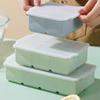 4/6/8 Grid Ice Cube Tray Silicone Ice Cube Moulds  Pot Base Packaging Box With/Without Lids Reusable Square Ice Cube Mould