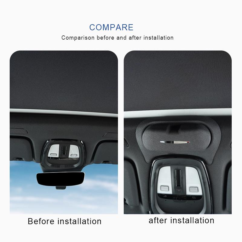 For Volvo XC60 XC90 S60 V60 S90 V90 V60 car glasses case 2018-2026 roof glasses clip sunglasses storage interior