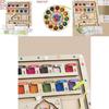 Wooden Educational Toy For 5-year-olds Colorful Magnetic Maze For Two Players Great Brain Exercise!