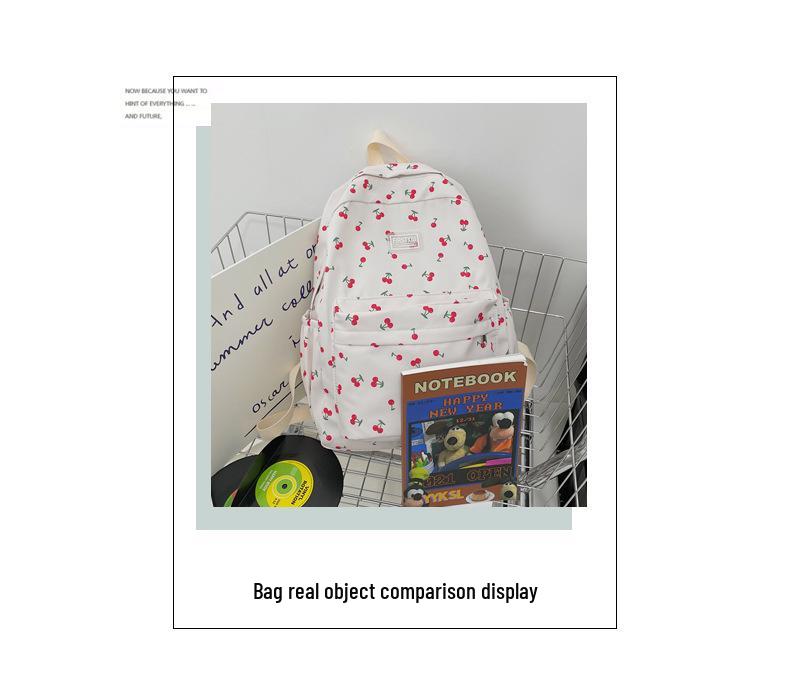 Versatile Korean Harajuku Large Capacity Backpack for High School & College Girls