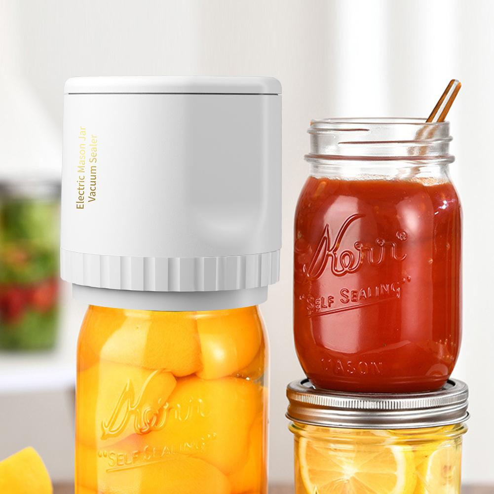 Mason Jar Vacuum Sealer Jar Vacuum Sealer Kit Cordless Canning Vacuum Sealer Electric Automatic Kitchen Supplies