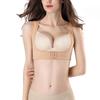 Hunchback Posture Correction Vest Belt Women Breast Collection Sideline Gathering Underwear Apricot L