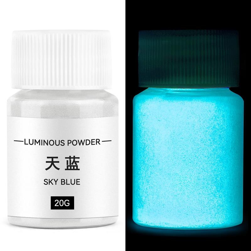 20g/Bottle Noctilucent Natural Mica Mineral Powder Soap Candle Epoxy Resin Dye Pearl  DIY Jewelry Crafts Making Accessory
