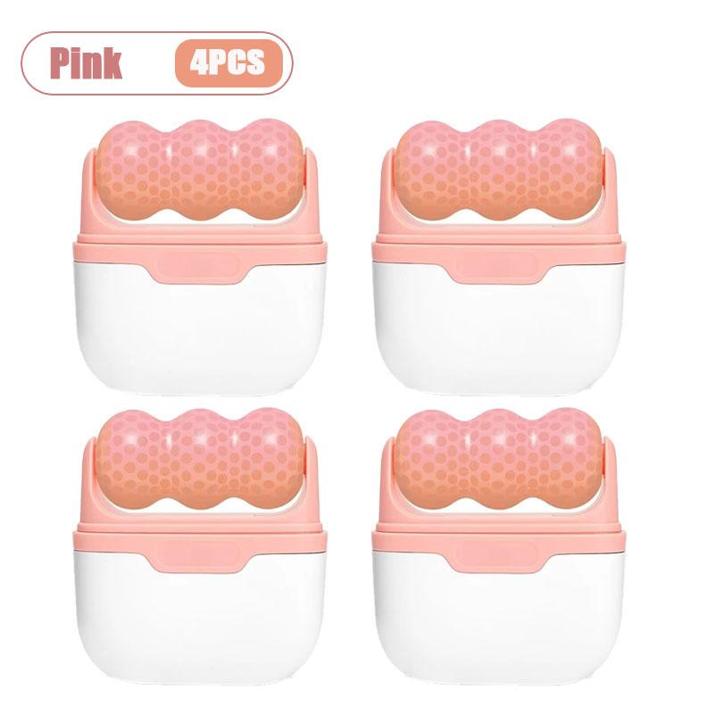 Dual Head Ice Roller for Face Cooling Therapy Facial Massage Tool Skin Tightening Puffiness Relief Home Skincare Device