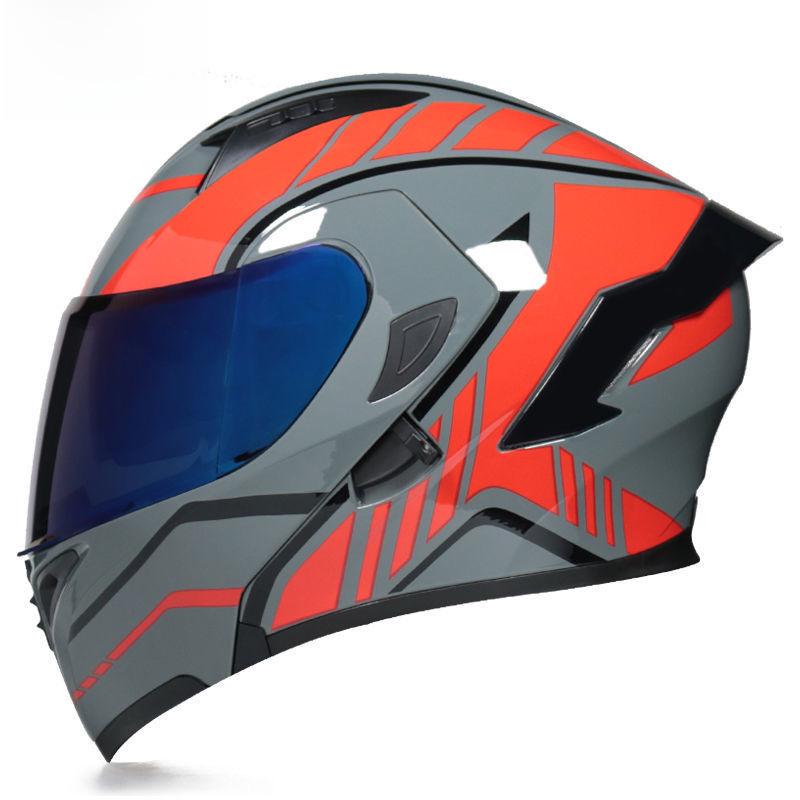 Orz Unisex Electric Bike Helmet: Flip-Up, Full & Half Styles with Tail Wings, Protective Caps for All Seasons, Personalized Design