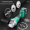 Brushless Angle Grinder with Lithium Battery - Multifunctional Grinder, Polisher, and Cutting Tool with Grinding Wheel.