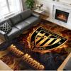 Crystal Velvet Rug Custom Name Text, Soft Non Slip Floor Mat Home DecorAthletic Bilbao FC