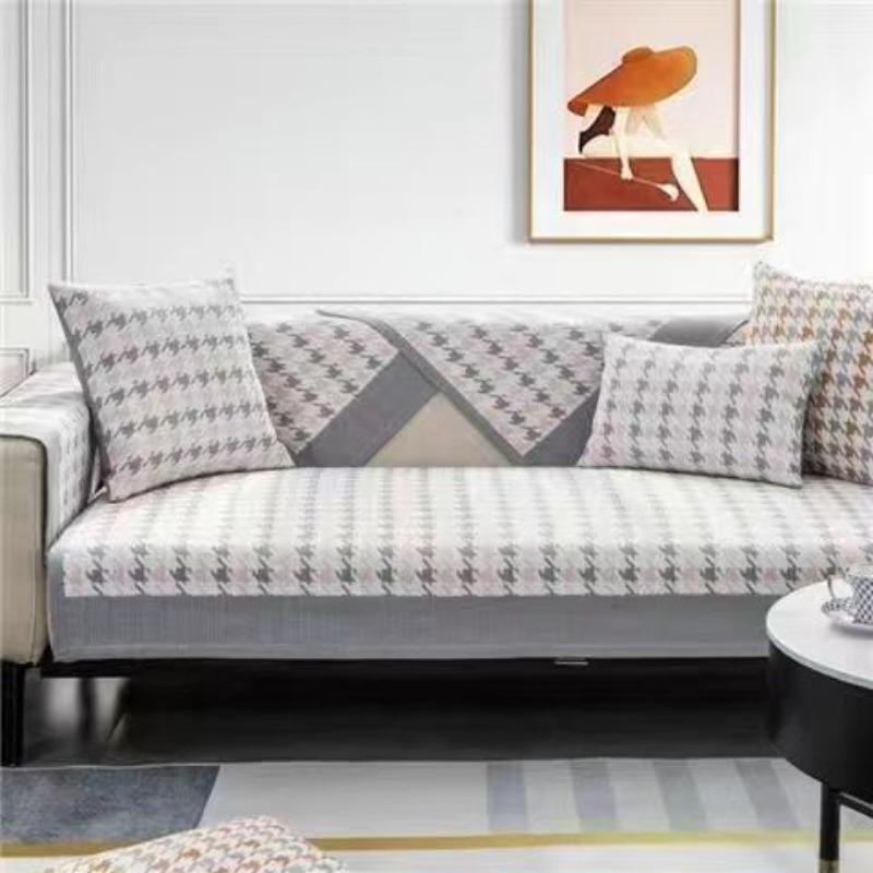 

Подушка для дивана, универсальная, простая, современная, из синели, Нескользящая, Высококлассная, модная, с полным покрытием, полотенце, чехол для дивана 70*70cm