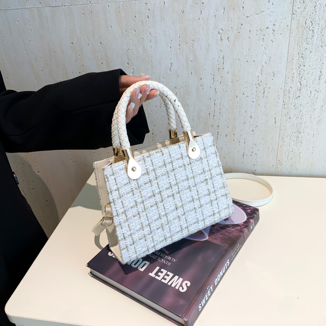 Летняя женская мода 2024 года, корейский стиль, текстурированная сумка через плечо на одном плече