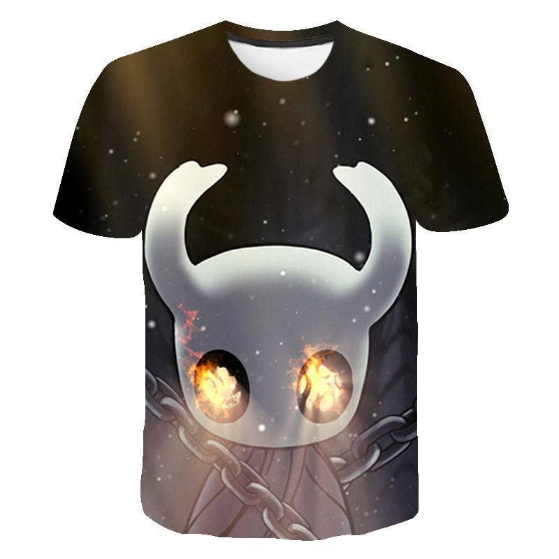 3D Game Hollow Knight Printed T Shirt Kid Fashion Streetwear Short Sleeves Men Hip Hop Tee Shirts Harajuku Clothes T-shirts Tops