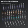 42 in 1 Magnetic Screwdriver Set, DIY Ratchet Screwdriver Set, Multi Bit Magnetic Drive Set with Detachable Ratchet Handle, Portable Compact Repair
