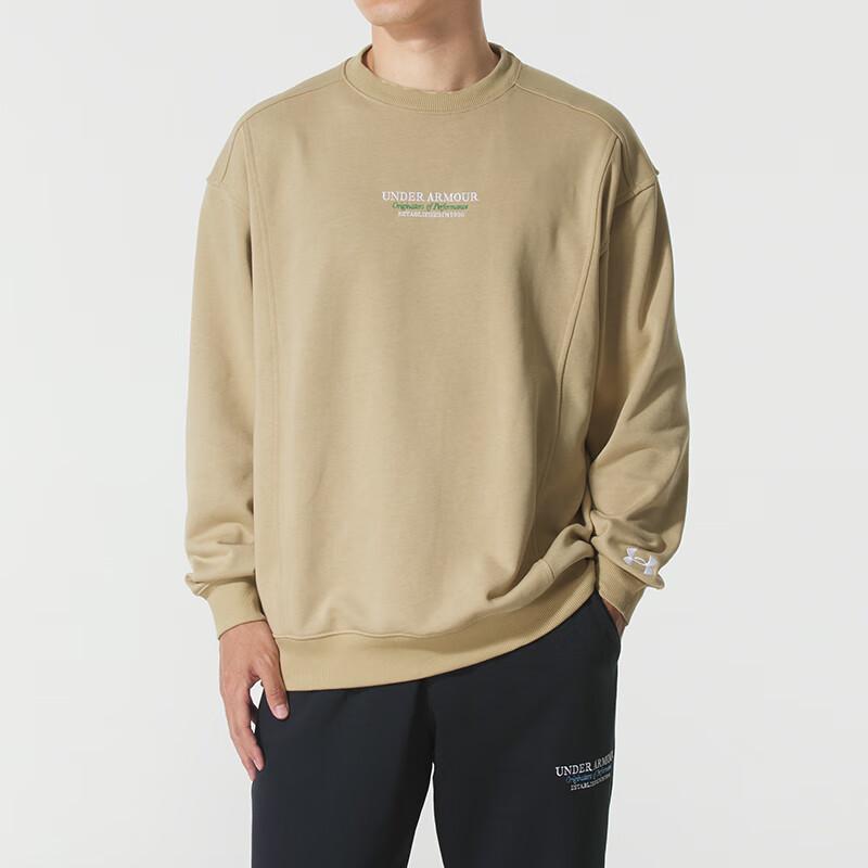 Under Armour Og 96 Loose Fit Crew Neck Long Sleeve Sweatshirt Men Sweatshirt Field-Brown 6010096-234