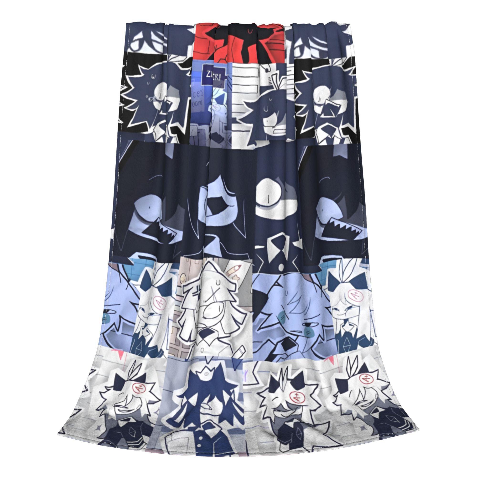 

Claire Oliver Miss Circle Cartoon Coral Fleece Plush Throw Blankets Fundamental Paper Education Blanket for Bed Travel Quilt 200x150cm 80x60in