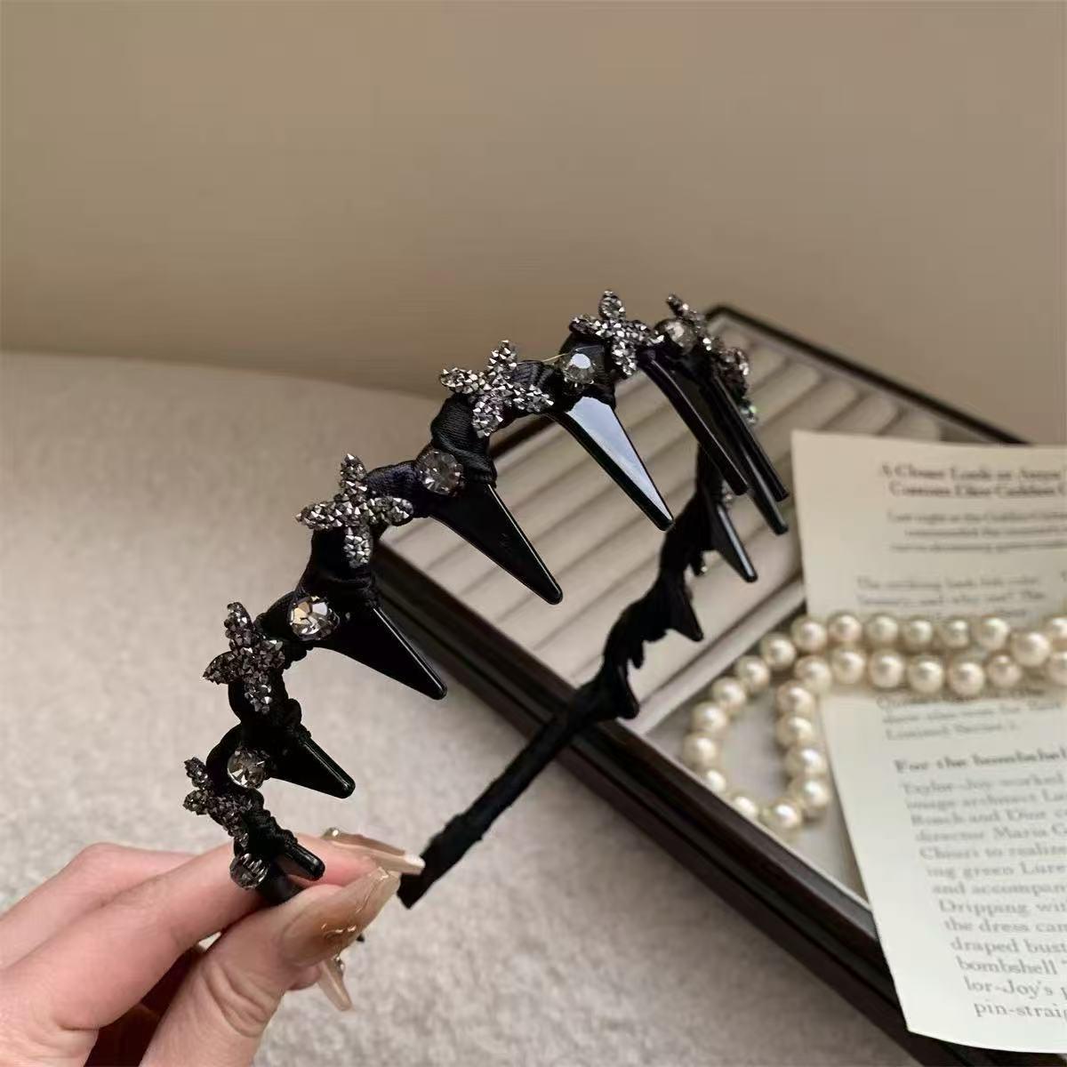 Lux Rhinestone Butterfly Headband: Anti-Slip, Wavy Design for Face Washing - 2025 Edition