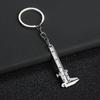 Mini Vernier Caliper Pocket Key Chain Keyring Ornaments Small 3D Movable Precision Measure Tool Slider Ruler Accessories