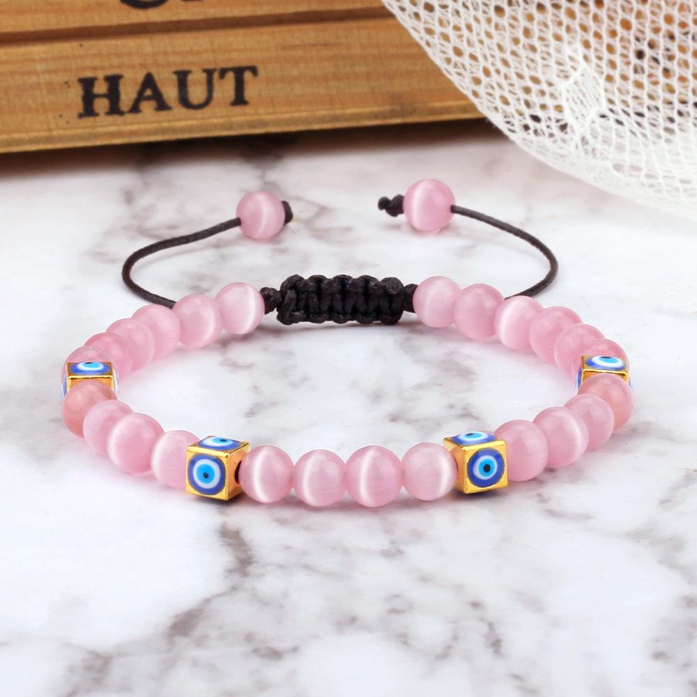 Unisex Handwoven Evil Eye Commuter Bracelet