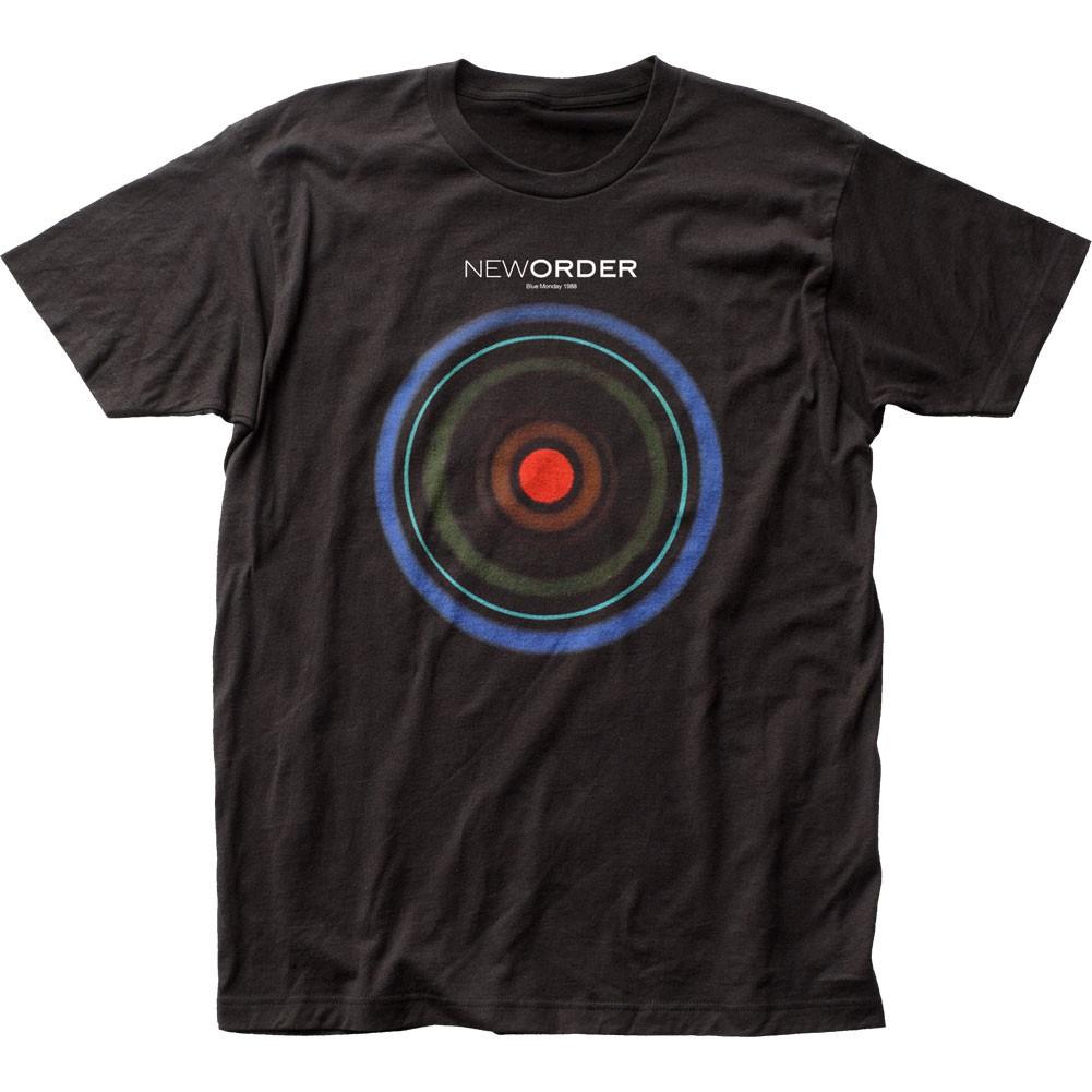 New Order Blue Monday Mens T Shirt Music Classic Concert Rock Band New Black