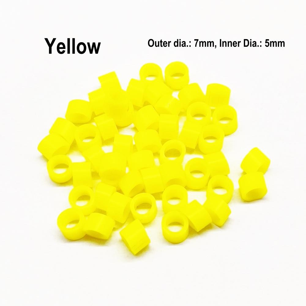 50 Stück oder 100 Stück Dental Universal-Farbcode-Ring aus Silikon, autoklavierbar, bunte Ringe für Handstücke oder Werkzeuge