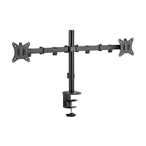 Support Articulé pour 2 Écrans - EQUIP - 650157 - 17''-32'' - Charge Max 9 kg - Rotation 360°