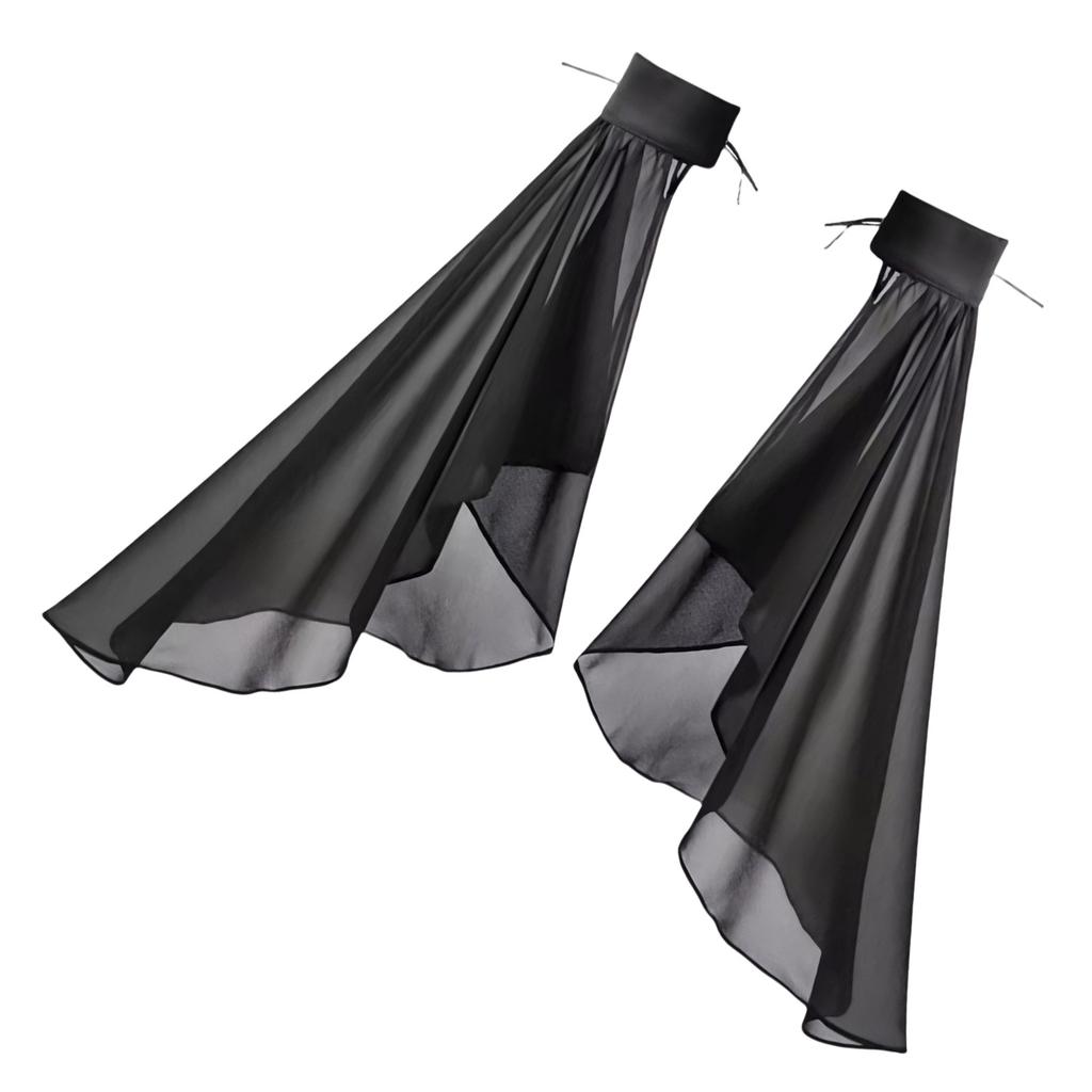 Bride Bishop Sleeve Elegant Arm Cover Simple Long Sleeve Decorative Tulle for Wedding False Simple Gloves Sheer