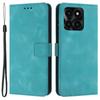 Wallet Case for Honor X6c 4G/X6b 4G/X6a 4G/X5b/X5b Plus Solid Color Leather Protective Phone Cover