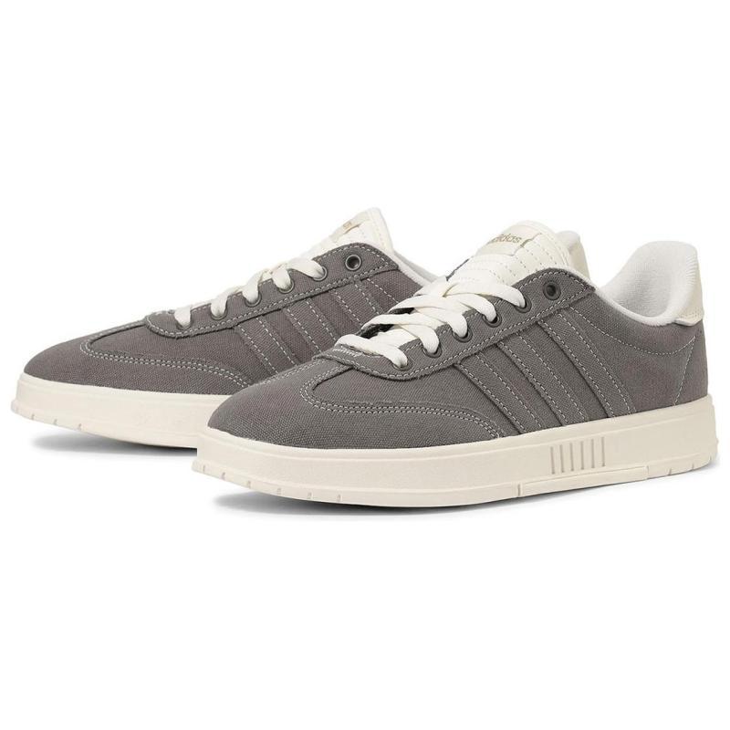 Adidas GRADAS Slip Resistant Abrasion Resistant Low Top Skateboard Shoes Unisex Gray Sneakers IH8693