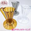 Flower Dripper DEEP27 1 Clear Brown Deep Dripper Deep 27 CAFEC MADE IN JAPAN (for cup) FDD-27CBR