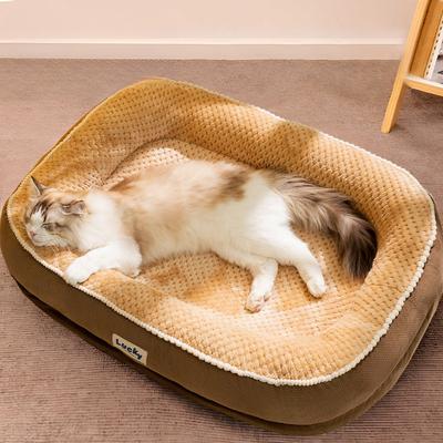 Cat Nest Warm Sleeping Dog House Sleeping Mat In Winter Removable and Washable Dog Bed Cat Bed Small and Medium-sized Dogs Thickened Cat Mat In Winter