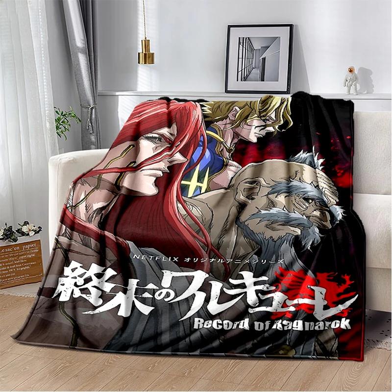 2025 New Style Cartoon Record of Ragnarok Anime Blanket,Soft Throw Blanket for Home Bedroom Bed Sofa Travel Picnic Cover Kids