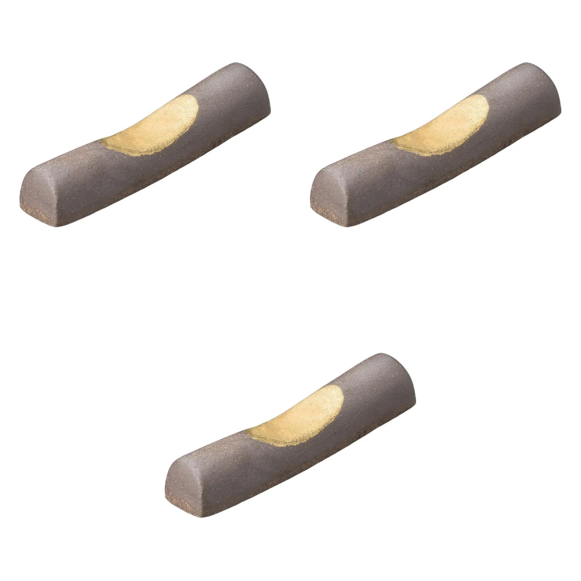 

Набор из 3 деревянных подставок для палочек Нанбан x 1 x 1 Подставки для палочек Сетомонохонпо (Золото) [6,7 см]