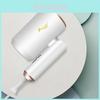 Foldable Hair Dryer With Constant Temperature 1200w Abs Material Brushless Motor Cold/hot Air Setting Single Diffuser Nozzle Overheat Protection White