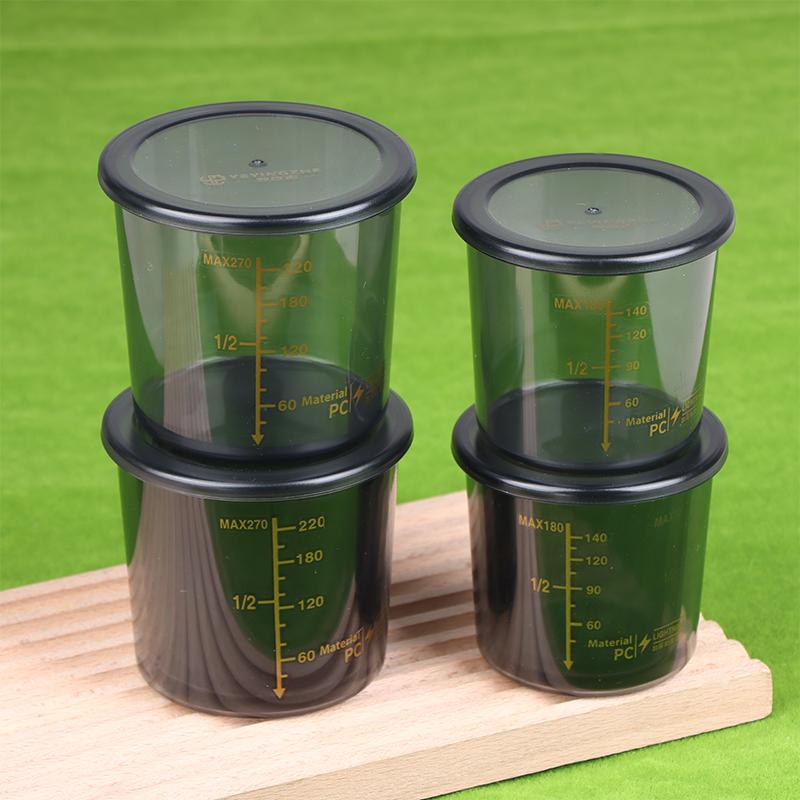 Fishing Bait Measuring Cup With Graduations, High Transparency, Shockproof, Thickened, Portable Fishing Tackle