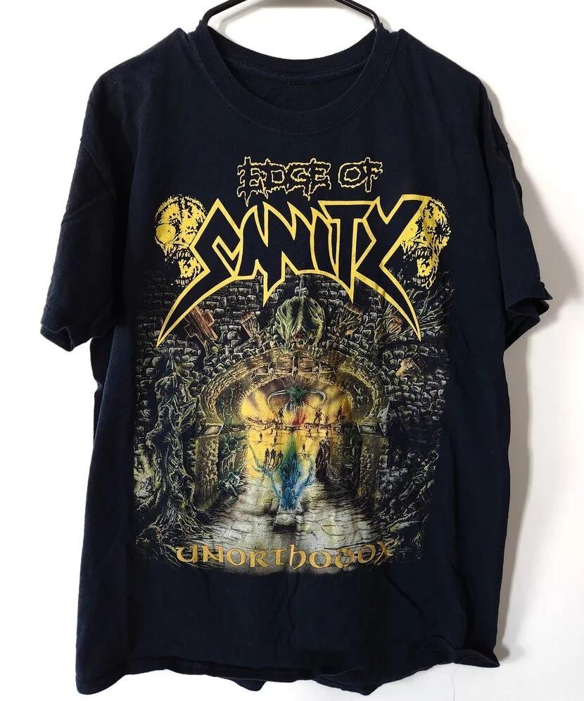 Vinatge Edge of Sanity Band Unorthodox 2 Sides Black S to 5XL Shirt TU446 Unisex T-Shirt XXXXL