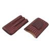3 Finger Cigar Case Woven Pattern Portable Travel Leather Cigar Humidor Case Smoking Accessories