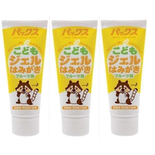 

Pax Children s Gel Toothpaste 50g x 3 packs