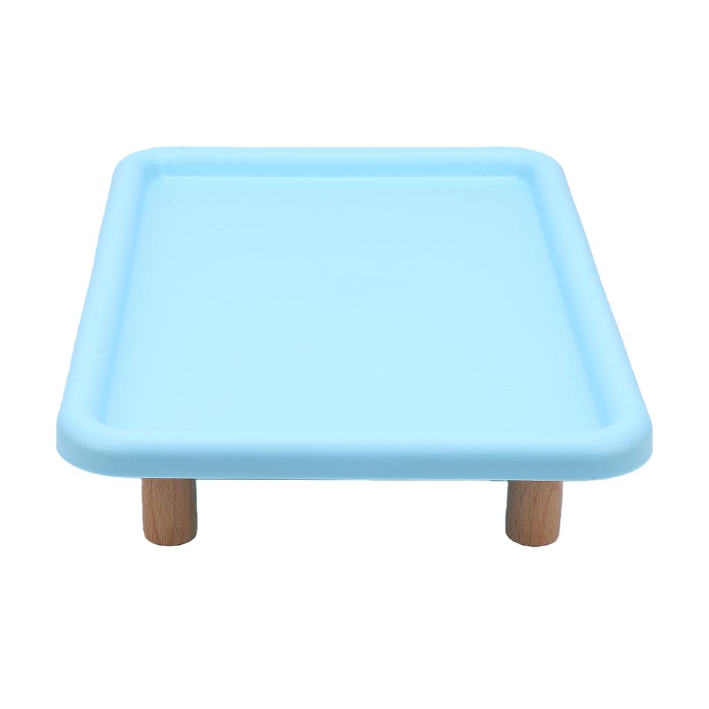 Raised Pet Feeder Stand Non Slip Base   Edges Prevent Vomiting Reduce Neck Strain Pet Food Stand For Cats Small Dogs