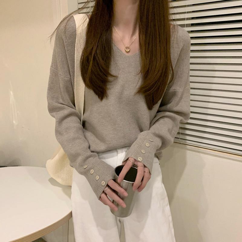 Bottom Sweater Women's Autumn and Winter Interior Clothing New Design Sense Niche Knitted Sweater