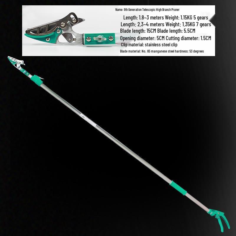 Telescopic High-Altitude Pruner & Fruit Picking Shears