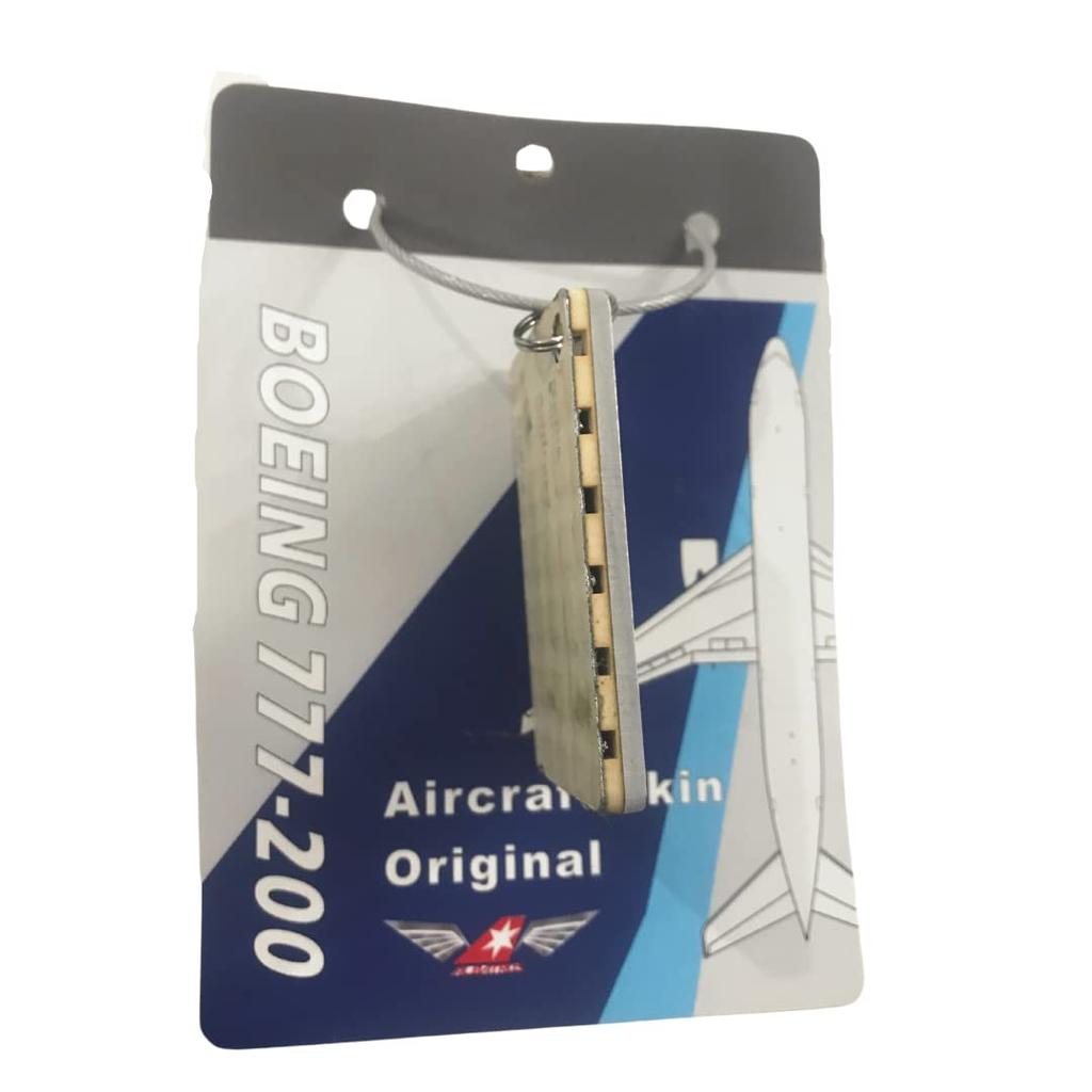 ALBATROS B777 JA707A Triton Blue ANA All Nippon Airways Refurbished Aircraft Keychain