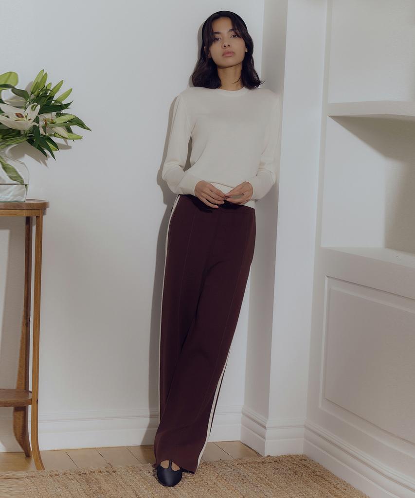 The Knit Company (W) Fine Wool Track Pants 2 Colors