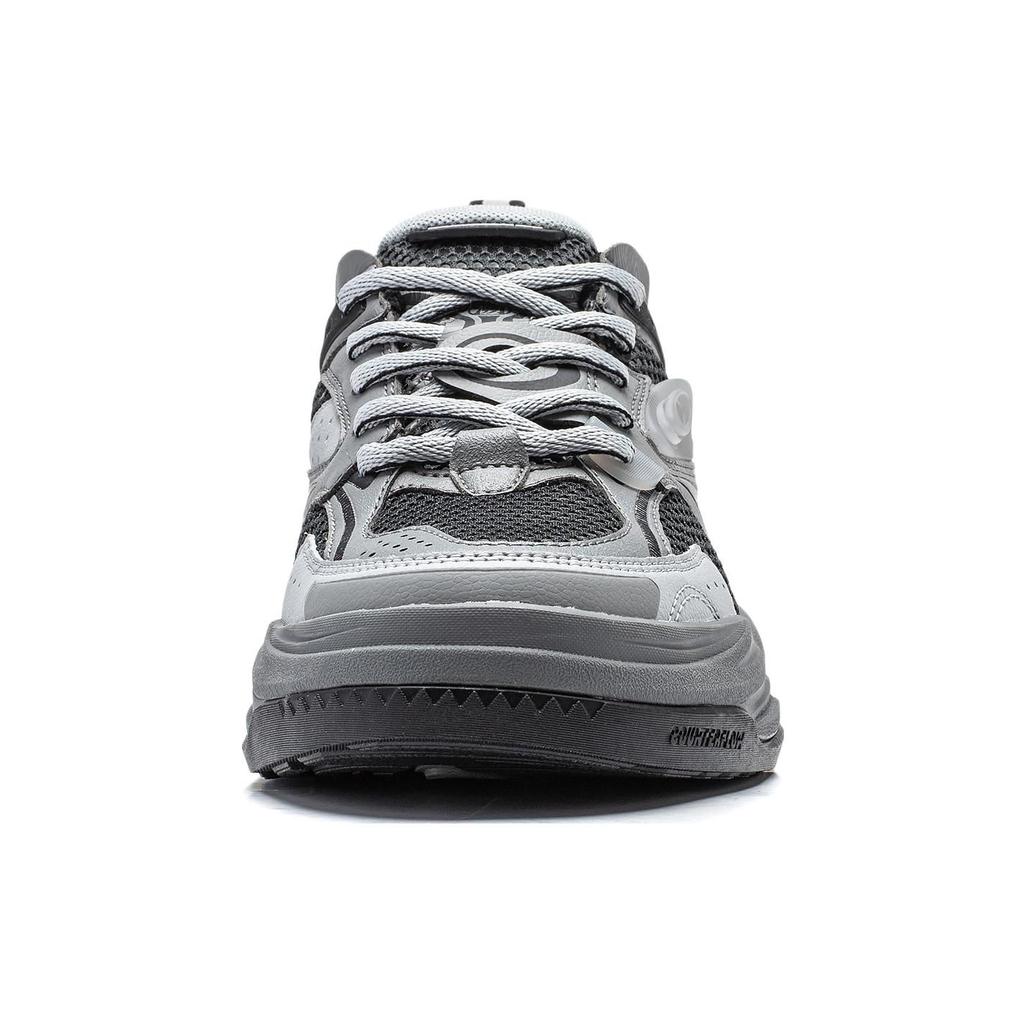Li Ning CF Su Series Flash Star 2 Comfortabele Veelzijdige Demping Duurzame Lage Top Casual Schoenen Heren sneaker Zwart Grijs AGLT171-4