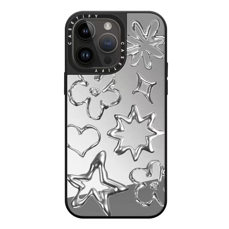 Caset Růžové Srdce Písmeno Ochranné Pouzdro proti Pádu pro iPhone 16 Pro Max Spolupracující Série Ochranný Kryt pro Apple Telefony