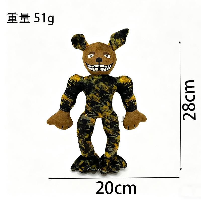 New Bite By Night Plush Doll Cute Anime Game Peripherals Horror Dog Killer Stuffed Toy Birthday Christmas Gift