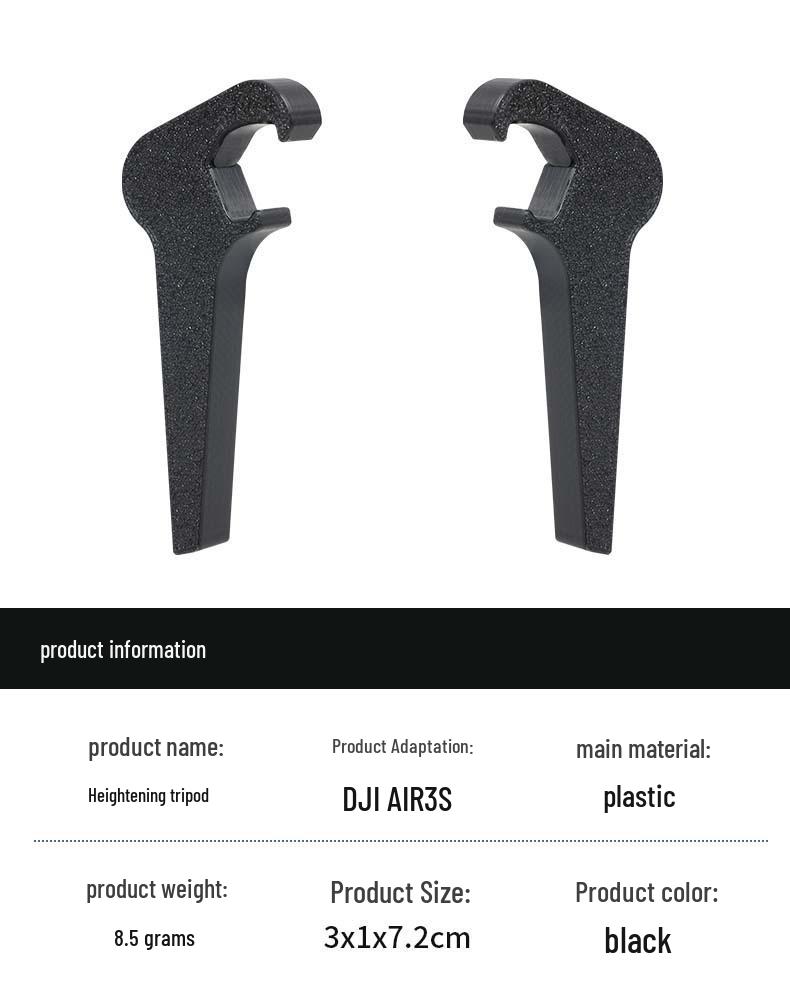 DJI Mavic Air 3S Landing Gear Heightening Bracket for Gimbal Protection