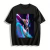 Cyberpunk Style Cool Female Warrior Printed T-shirt Trendy Streetwear For Men And Women Pure Cotton T-shirt