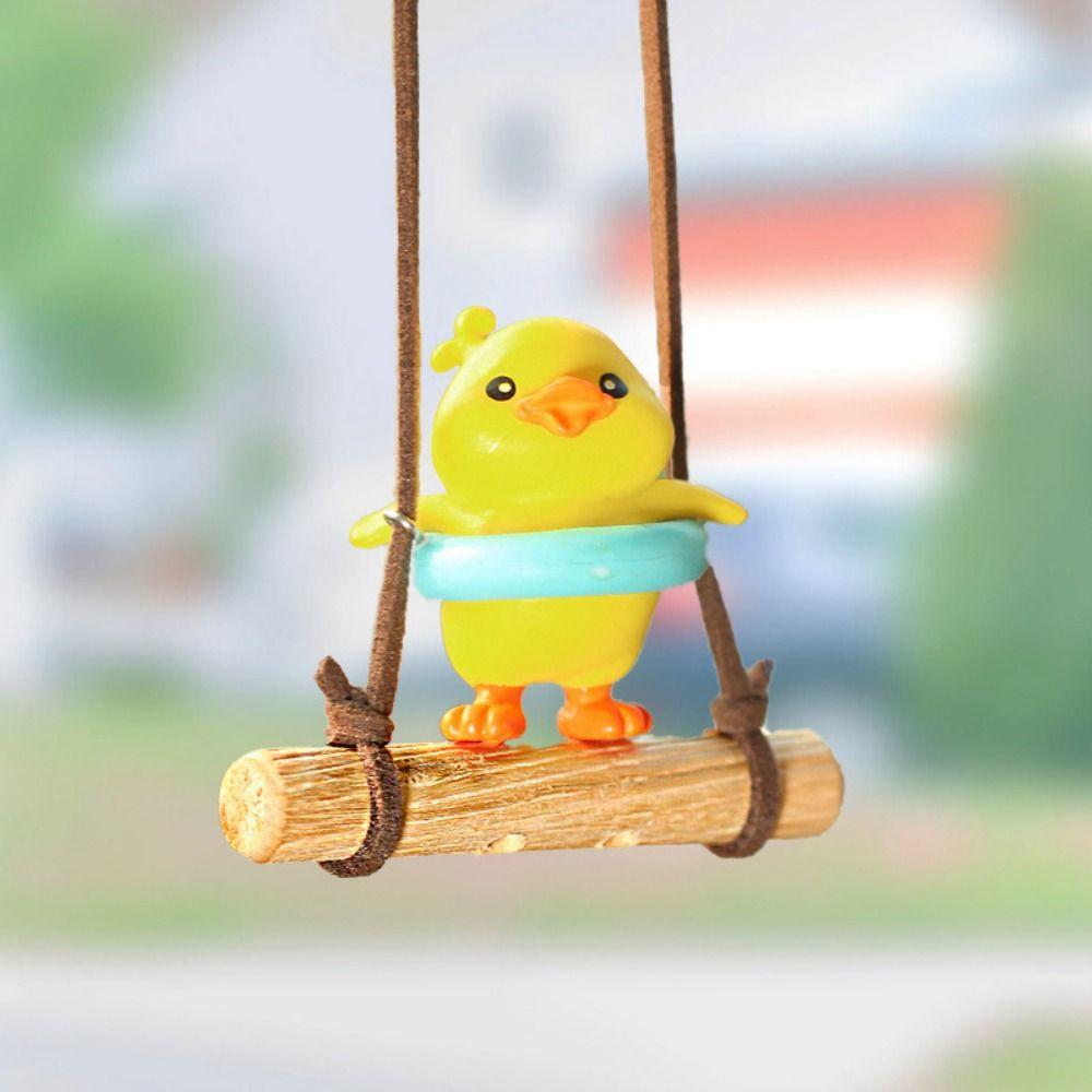 

Маленький желтый утенок качающийся утенок подвеска для автомобиля украшения для зеркала заднего вида автомобиля автомобильные аксессуары style 4