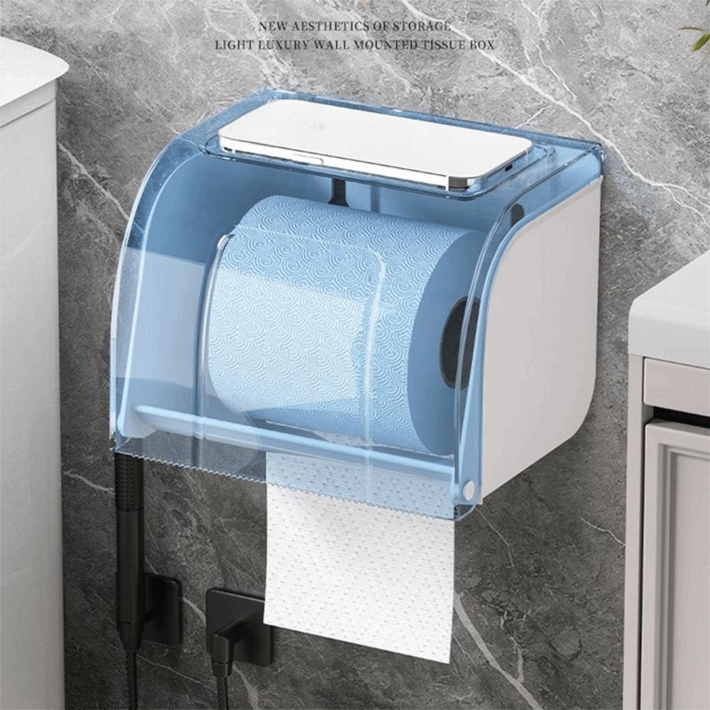 Porte-rouleau de papier toilette à forte capacité de charge Distributeur de rouleau de papier toilette étanche Buanderie